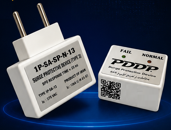 محافظ برق پریزی ساختمان PDDP مدل 1P-SA-13S