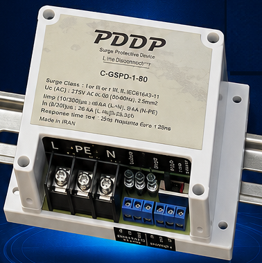 محافظ پیشرفته برق مرکزی ریلی  مدل 1PE-SA-SD-3X26